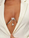 Rhinestone Butterfly Decor Body Chain