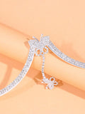 Rhinestone Butterfly Decor Body Chain