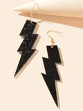 Lightning Decor Drop Earrings