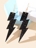 Lightning Decor Drop Earrings