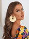 Paper Tassel Drop Earrings