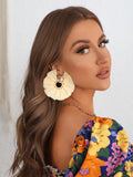 Paper Tassel Drop Earrings