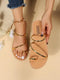 Women Toe Ring Design Flat Sandals, Fashionable Summer Thong Sandals