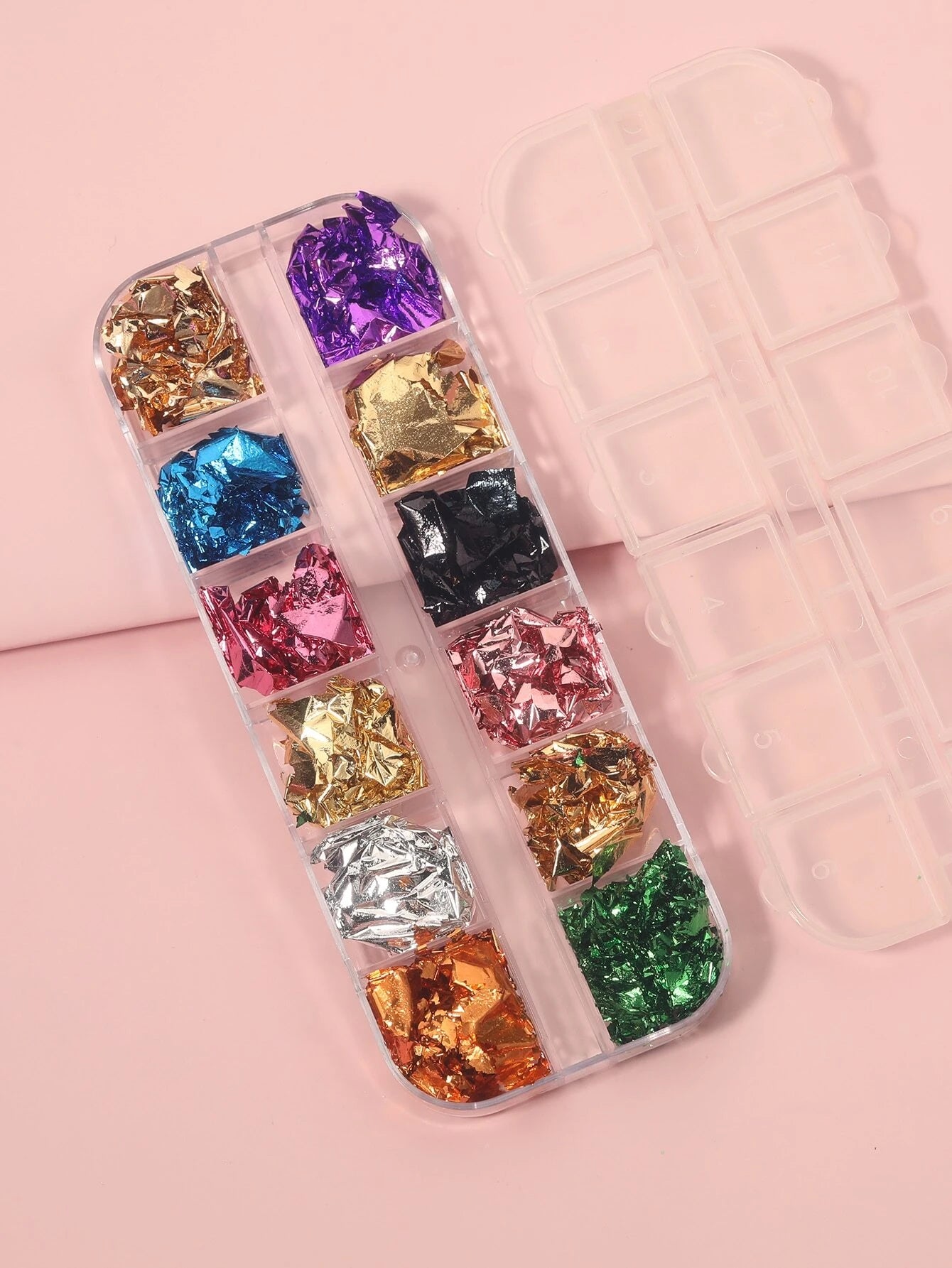 1box Mix Color Foil Nail Art Decoration