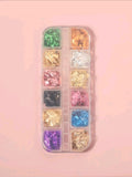 1box Mix Color Foil Nail Art Decoration