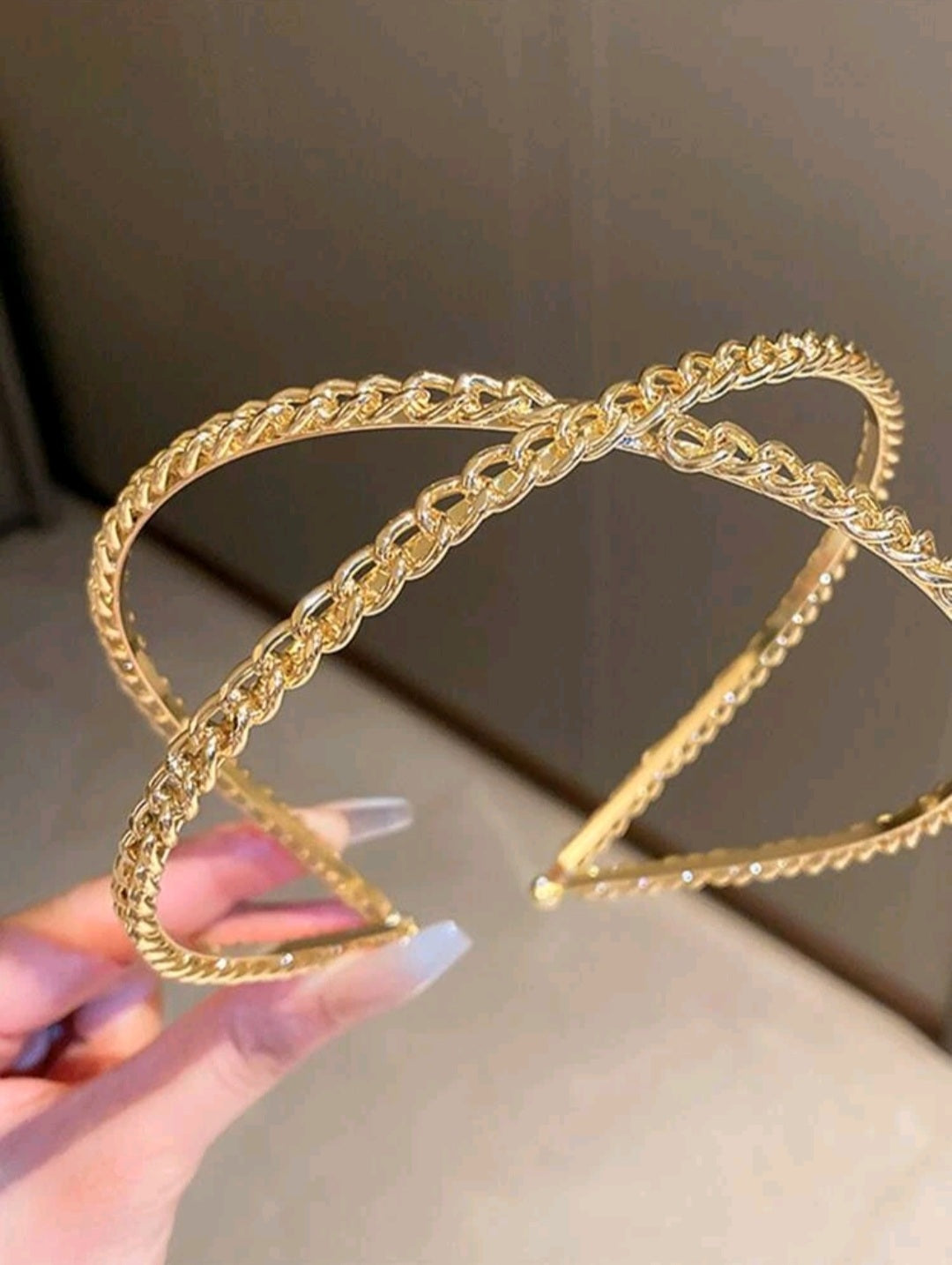 1pc Fashion Chain Decor Headband