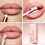 Mini Glossy Lip Gloss + Lip Liner Set