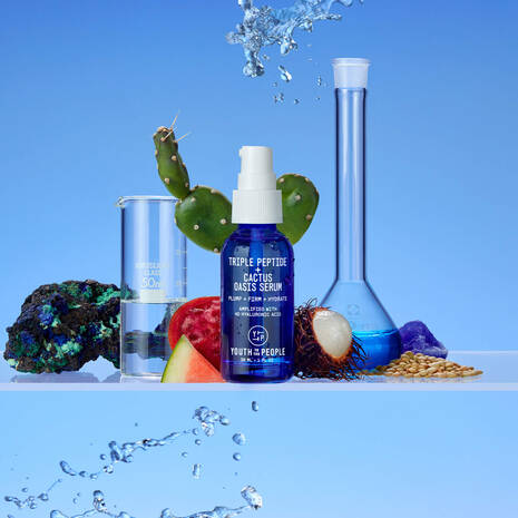 Triple Peptide + Cactus Hydrating + Firming Oasis Serum