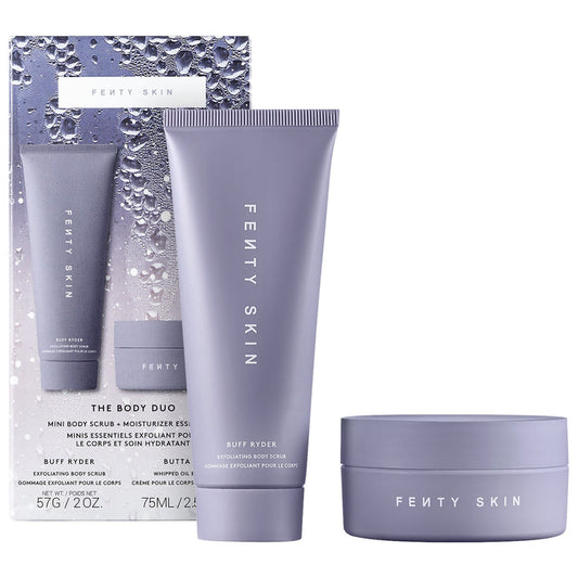 The Body Duo Mini Body Scrub + Moisturizer Essentials